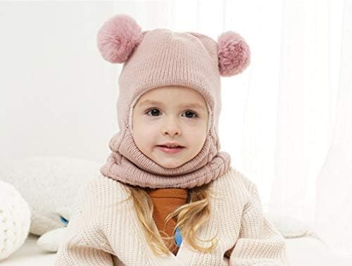 Baby Winter Hat Scarf Set, Unisex Infant Toddler Kids Hat Scarf - Image 3