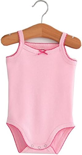 Girls Spaghetti Strap Bodysuit Sleeveless Tank Top Cotton One-Pieces Pack of - Image 5