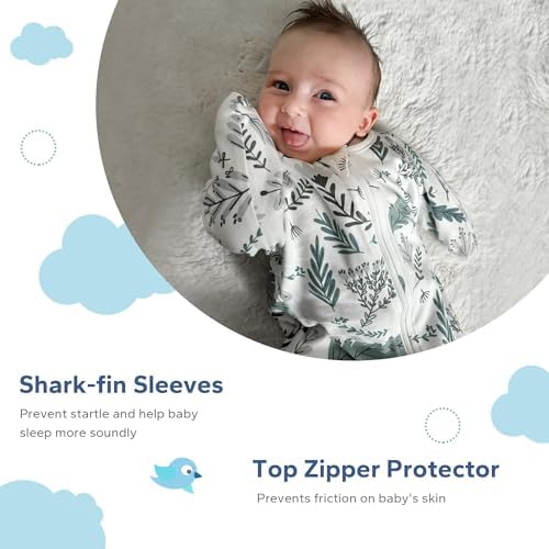 ZIGJOY Swaddle Sleep Sack 3-6 Months, 1.0 Tog Cotton Baby Swaddle Blanket - Image 3