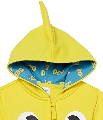 Pinkfong Boys' Baby Shark Yellow Hoodie - Image 4