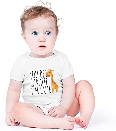 listery Funny Baby Clothes Boy Cute Giraffe Baby Funny Newborn - Image 3