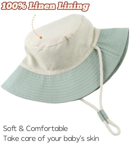 Bamery Baby Toddler Girls Bucket Hat Newborn Sun Hats - Image 4