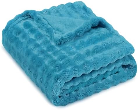 Fleece Baby Blanket for Girls Boys, Soft Cozy Cute Infant Toddler Receiving by KIVEE