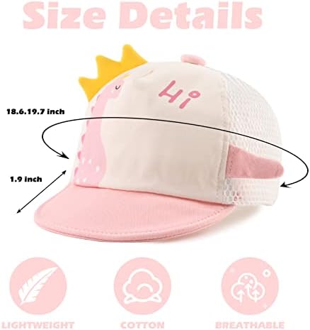 JANGANNSA Baby Duck Cap Infant Kids Sun Hat Bear Cute Cartoon Caps Spring Summer - Image 6