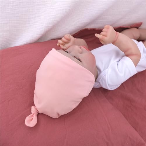 Silky Satin Lined Newborn Hat Hair Care Knot Beanie Hats - Image 4