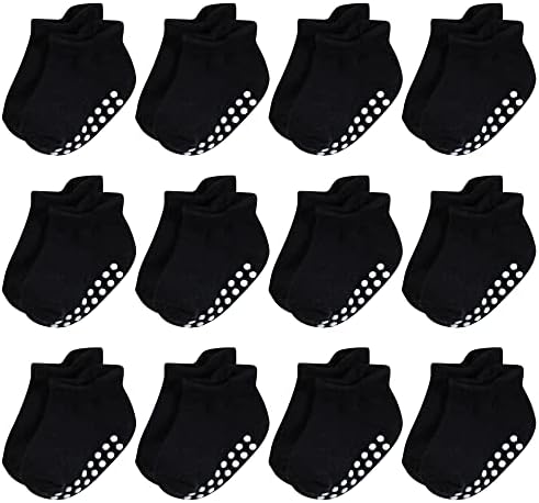 Hudson Baby Unisex Baby Non-Skid No-Show Socks by HudsonBaby