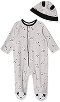 Little Me Baby Boy Clothes 2-Piece Baby Sleeper and Cap Set, 100% Cotton by LittleMeChildrensApparel