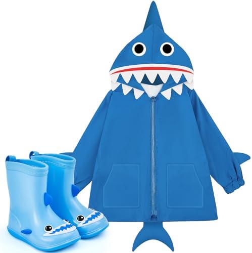 Twistover 2 Pcs Toddler Raincoat Boot Set by Twistover