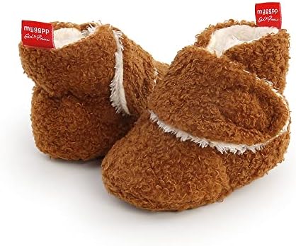 Baby Booties Cozy Fleece Slippers Soft Baby Shoes - Image 5