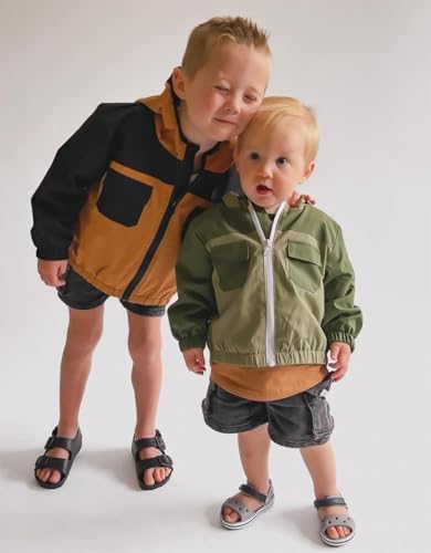 MERSARIPHY Toddler Boy Hoodies Jacket Baby Boy Lightweight Zip Up Coat - Image 5