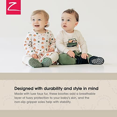 Zutano Baby Furry Fleece Booties - Image 2