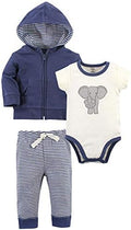Touched by Nature Baby Organic Cotton Hoodie, Bodysuit Or Tee Top, and Pant by TouchedbyNature