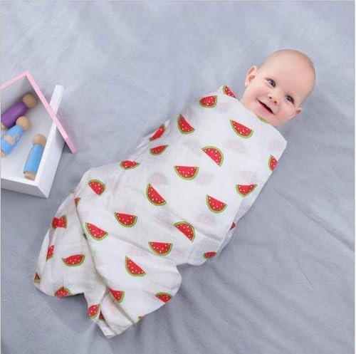 100% Muslin Swaddle Blankets, Baby Swaddling Blankets - Image 4