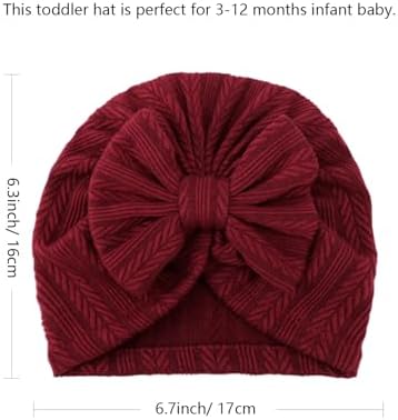 AQOKKA Newborn Baby Girl Hats - Image 2