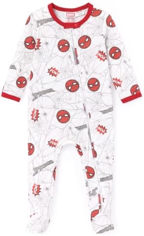 Disney Baby Boys Zip One-Piece Non-Slip Footie Romper by Disney