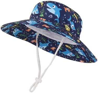 LANGZHEN Sun Protection Hat for Kids Toddler Boys Girls Wide Brim Summer by LANGZHEN
