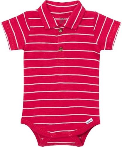Gerber Baby Boys' Short Sleeve Polo Bodysuit by Gerber