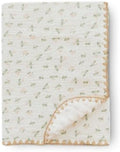 Baby Swaddel Blanket Cotton Muslin Thick Bath Towel Dotted Backing Double Layer by Gunnaicat