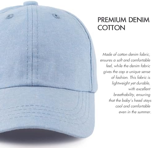 JANGANNSA Cotton Toddler Baseball Cap Baby Boy Sun Hat - Image 3
