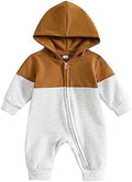 Fall Baby Clothes Newborn Boy Girl Hoodie Romper Long Sleeve Jumpsuit Winter by LedyChampswiinToddlerBaby