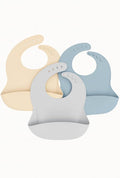 Silicone Baby Bibs with Food Catcher Pocket – Waterproof, Adjustable & by Verdara