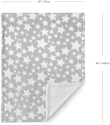CREVENT 30"X40" Cozy Soft Warm Two Layers Sherpa Baby Blanket - Image 4