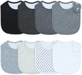 Waterproof Baby Bibs for Boys & Girls Soft and Absorbent Bandana Drool Bibs Set by Benoxine