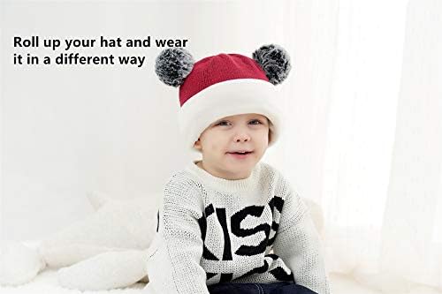 Baby Winter Hat Scarf Set, Unisex Infant Toddler Kids Hat Scarf - Image 4