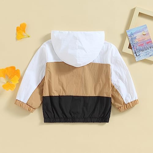 Toddler Baby Girl Windbreaker Jacket Zip Up Hoodie Long Sleeve Sweatshirt - Image 4