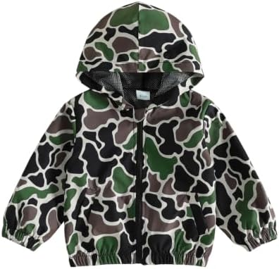 Toddler Baby Girl Windbreaker Jacket Zip Up Hoodie Long Sleeve Sweatshirt by Emmababy