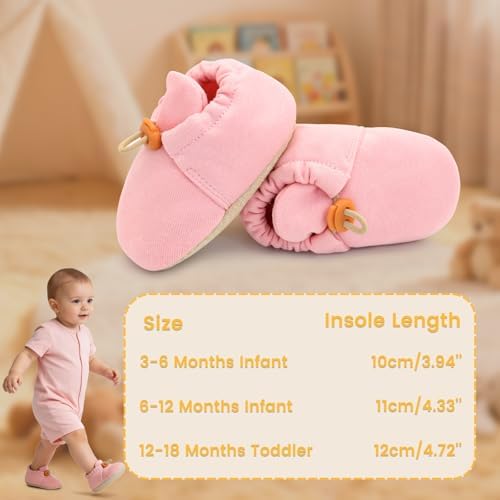Baby Booties Girls Cozy Walking Shoes Warm Booties Toddler Soft Sole Shoes - Image 5