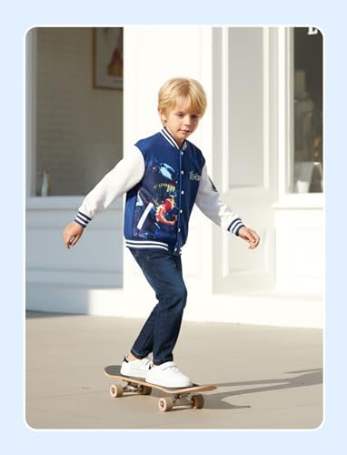 Disney Bomber Jacket Spider Man Marvel Toy Story Cars Varsity Cardigan2-13Y - Image 6