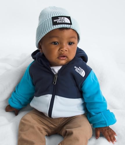 The North Face Kids' Baby Logo Box Beanie | Woven Logo Patch, Cuffed Design - Image 2