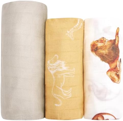 hahaland Muslin Swaddle Blankets Receiving Blankets by hahaland