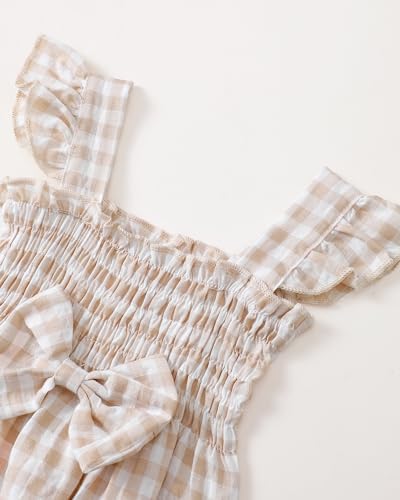 Renotemy Baby Girl Clothes Summer Rompers Cute Outfits Preemie-18 Months | - Image 5