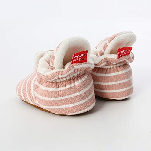 HsdsBebe Unisex Newborn Baby Cotton Booties Non-Slip Sole - Image 4