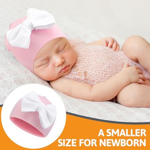 Cuffbow 4 Pcs Preemie Hats Baby Cap - Image 5