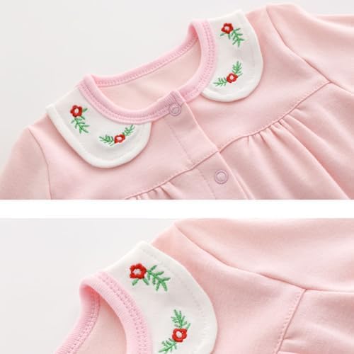 Infant Baby Girl Long Sleeve Romper Cotton Cute Style Newborn Toddler Jumpsuit - Image 3