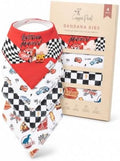 Copper Pearl Baby Bibs 4 Pack & 6 Pack, Bandana Drool Bibs by CopperPearl