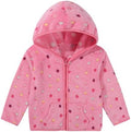 Toddler Baby Girl Fleece Jackets Fall Clothes Hooded Zip Fuzzy Coats by Adarl