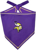 Pets First NFL Minnesota Vikings TIE Bandana, Size Large/X-Large. Dog Bandana by PETSFIRST