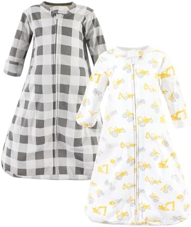 Hudson Baby Unisex Baby Cotton Long-Sleeve Wearable Sleeping Bag by HudsonBaby