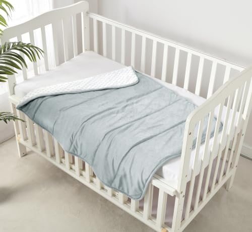 CREVENT Minky Baby Quilt Blanket by CREVENT