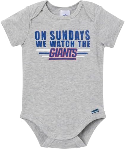 Gerber NFL Baby Boys 3-Pack Onesie Bodysuit - Image 4