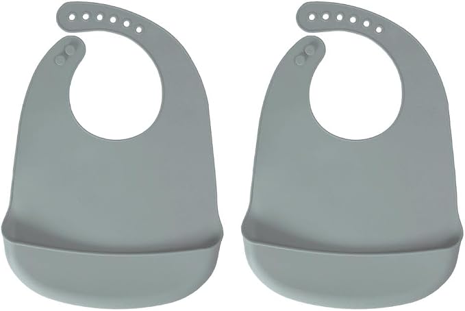 Silicone Bibs For Babies- BPA-Free Waterproof Bib by BabyPick