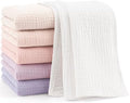 Bearmoss 6 Pack Large Muslin Burp Cloths, 100% Cotton Soft Baby Burping Cloths by Bearmoss