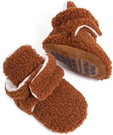 HsdsBebe Unisex Newborn Baby Cotton Booties Non-Slip Sole by HsdsBebe