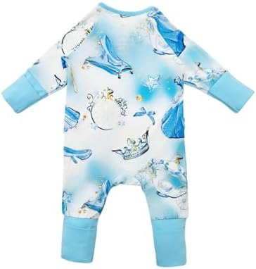 Bow Dream Bamboo Pajamas for Baby, Rayon Sleeper Romper Jumpsuit Outfit | 93% - Image 3