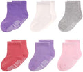 Toddler Non Slip Grips Socks Kids Anti Skid Baby Boys Girls Cotton Crew Socks by AMENLAN