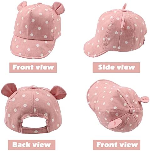 JANGANNSA Baby Duck Cap Infant Kids Sun Hat Bear Cute Cartoon Caps Spring Summer - Image 2
